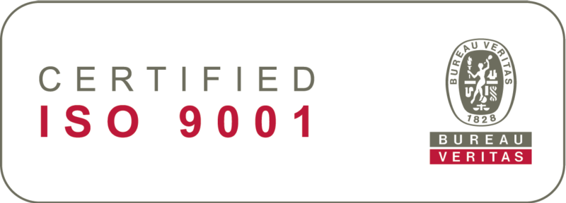 Certified ISO 9001